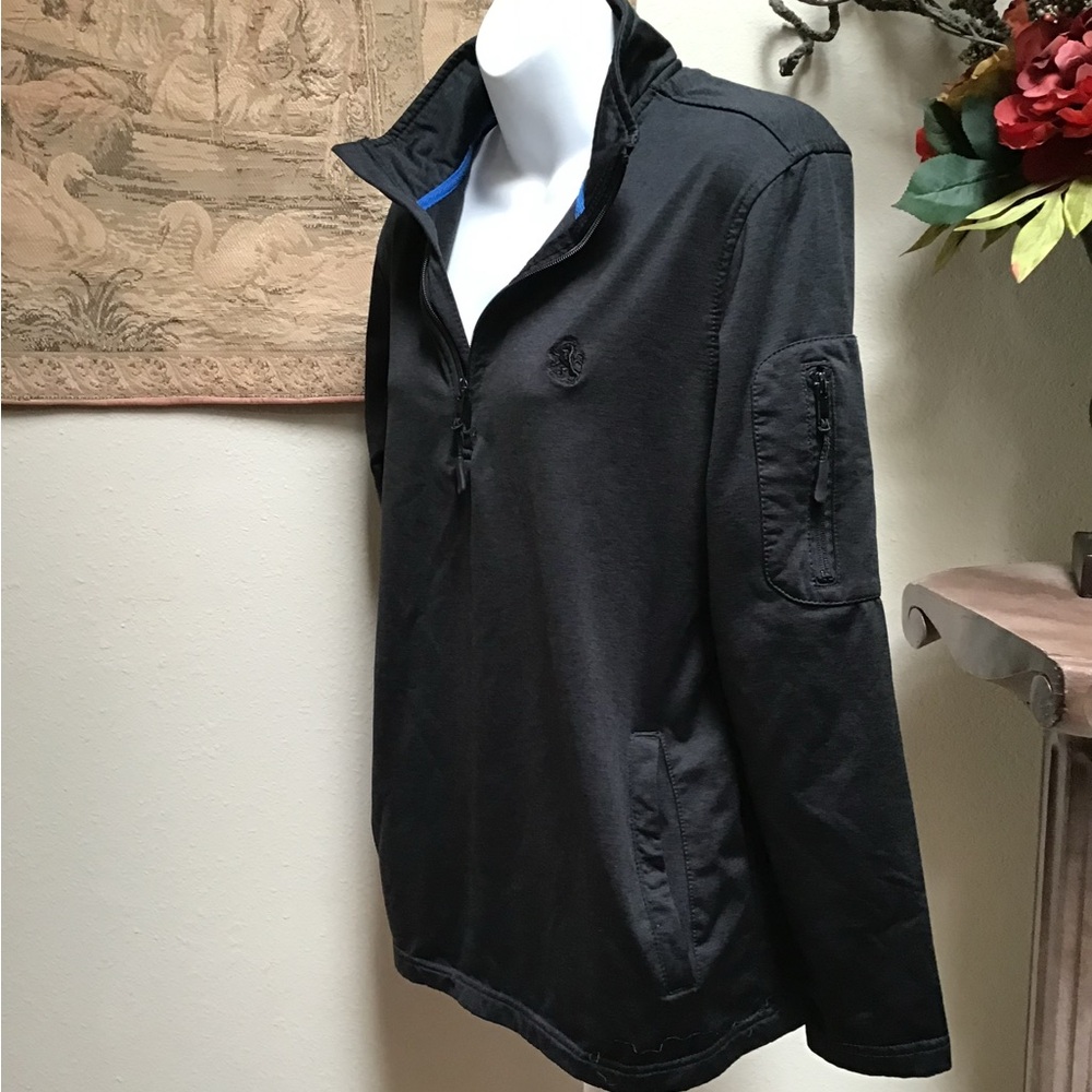 ATHLETIC Top BY RUGBY extreme stretch, size small, pull-over, zipper